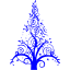 blue christmas 16 icon