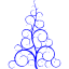 blue christmas 40 icon