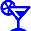 blue cocktail icon