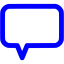 blue comments icon