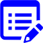 blue edit property icon