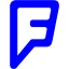 blue foursquare 2 icon