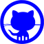 blue github 11 icon