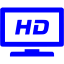 blue hdtv icon