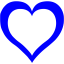 blue heart icon