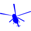 blue helicopter 2 icon