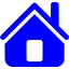 blue home icon