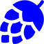 blue hops icon