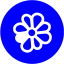 blue icq 4 icon