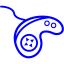 blue joystick 4 icon