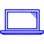 blue laptop icon