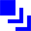 blue layers 2 icon