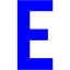 letter e