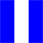 blue media pause icon