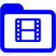 blue movies icon