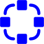 blue network icon