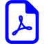 blue pdf icon