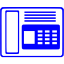 blue phone 53 icon