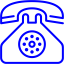 blue phone 66 icon