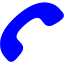 blue phone 70 icon