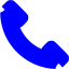 blue phone icon