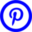 blue pinterest 5 icon