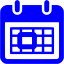 blue planner icon