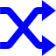 blue random icon