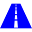 blue road 2 icon