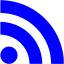 blue rss icon