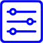 blue settings 12 icon