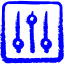 blue settings 15 icon