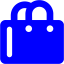 blue shopping bag 2 icon