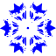 blue snowflake icon