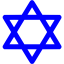 blue star of david icon