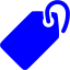 blue tag icon