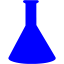 blue test tube 3 icon