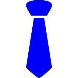 blue tie clip art