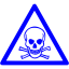 blue warning 33 icon