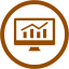 brown analytics 3 icon