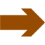 brown arrow 22 icon