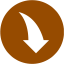 brown arrow 244 icon