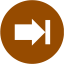 brown arrow 6 icon