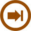 brown arrow 7 icon