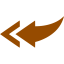 brown arrow 85 icon