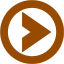 brown arrow right 3 icon