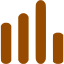 brown bar chart 7 icon