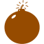 brown bomb 3 icon