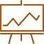 brown chart 2 icon