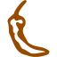 brown chili pepper 7 icon